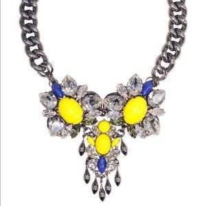 ANTON HEUNIS Floral Crystal Embellished Necklace